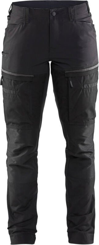 Arbeits-Hosen Wartung Stretch Damen 7166 - Schwarz/Dunkelgrau XS - FR(34) - SE(C32) - Standards