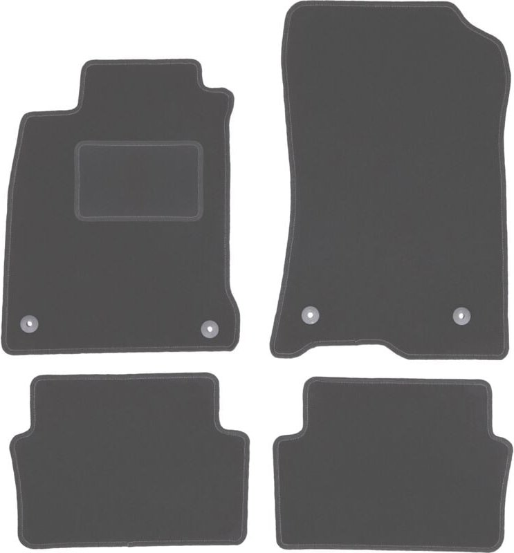 Graphit-Fußmatten für: Renault Laguna III Liftback, Kombi (2007-2015)