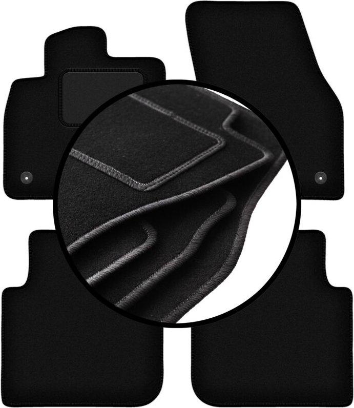 Komplettset Veloursmatten für: Skoda Kodiaq Crossover (2016-)