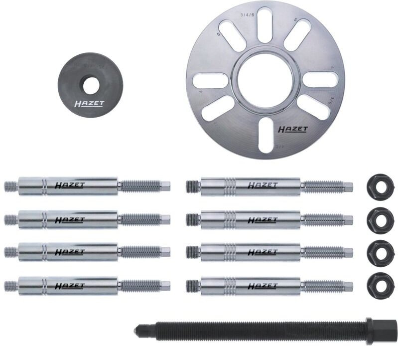Hazet - Radnaben- Gelenkwellen-Abzieher Satz 4935-2/15 Anzahl Werkzeuge: 15