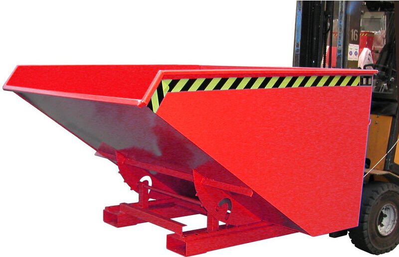 Bauer Kippbehälter EXPO 300, lackiert, Feuerrot