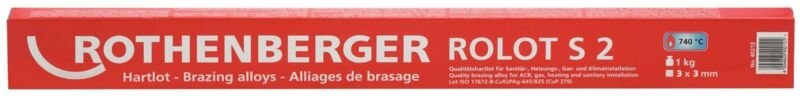 Rothenberger - rolot S2, nach iso 17672, 3x3x500mm, 1kg - 40213