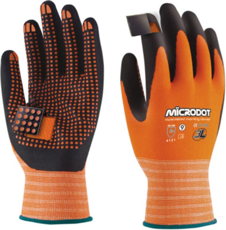 Microdot Nitrilhandschuh klein Größe 7 3L