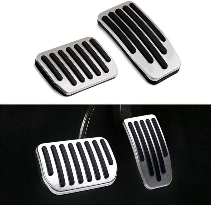 Performance Rutschfeste Bremspedale für Tesla Highland Model 3 und Model y 2017-2024, Rutschfeste Gaspedalabdeckung und ...