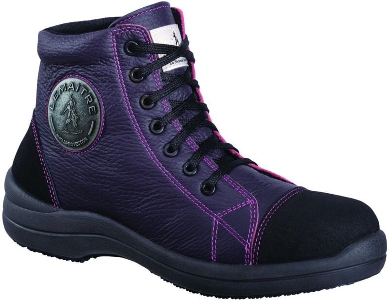 Sicherheitsschuhe Damen HIGH LIBERTY HAUT S3 CI SRC Pflaume 41