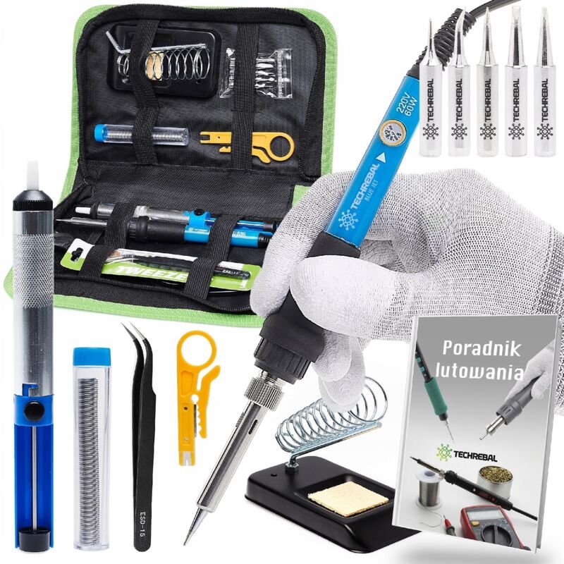 PRÄZISIONSLÖTKOLBEN-Lötkolbenset für die Elektronik Techrebal 60W