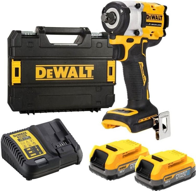 Werkzeuge - Akku-Schlagschrauber 18 v, 2x Akku 1,7 Ah powerstack DCF921E2T - Dewalt