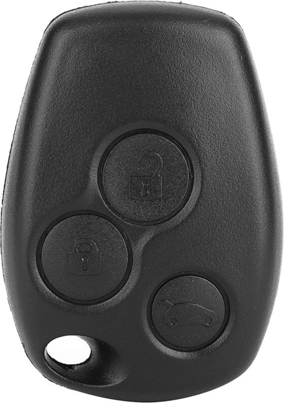 Sjlerst - Autoschlüsselgehäuse, 3 Tasten Auto Fernbedienungsschlüsselgehäuse passend für Renault Logan Sandero Clio Flue...