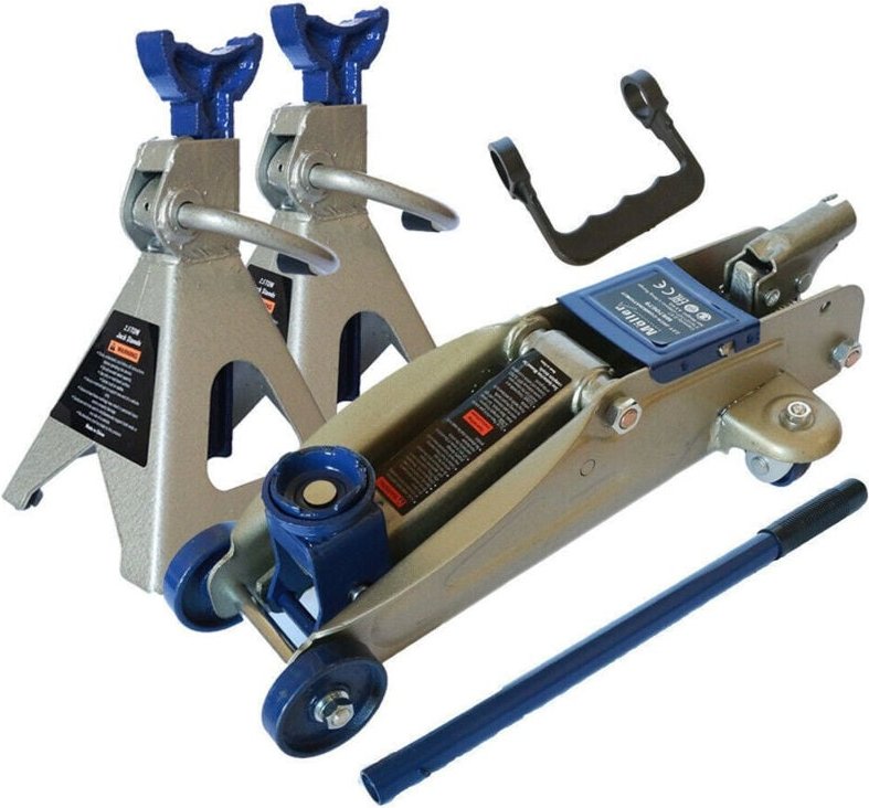 Trade Shop - kraftstoffe + crick cric 2.5 tonnellate sollevatore idraulico 2.5 ton -