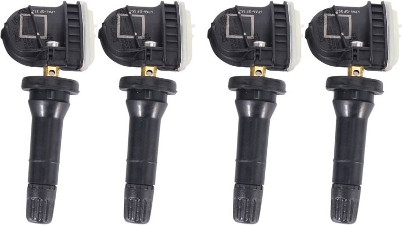 Tlily - Auto-TPMS-Sensor Snap-In-Reifendrucksensor 433 MHz für Auto 3021 EV6T-1A180-CB EV6T-1A150-CB (4 pcs)
