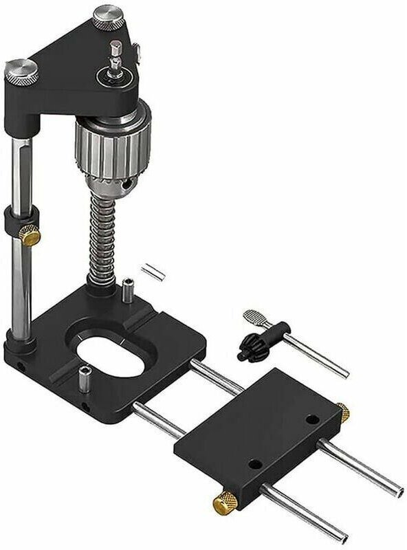 Jalleria - Bohrer-Positionierer, tragbare Bohrführung, präziser Bohrer-Positionierer, Stahl-Holzbearbeitungswerkzeuge fü...