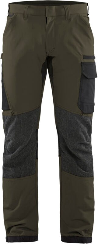 Wartungshose Stretch 4D 1422 - Khaki/Schwarz M - FR(44) - SE(C50) - Lang