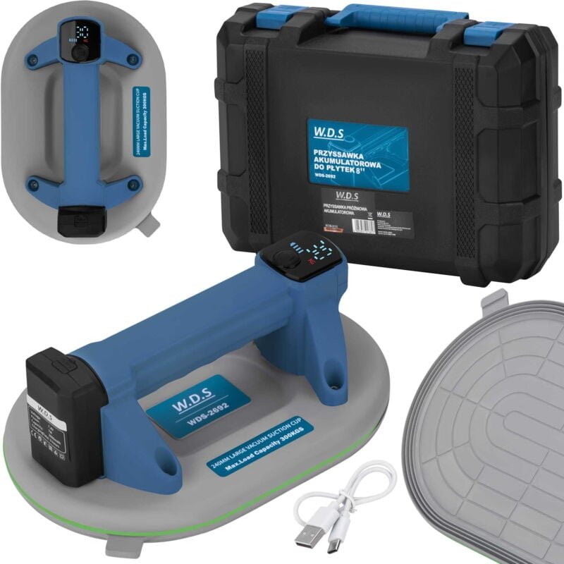 Wiederaufladbarer Saugnapf 240 mm 300 kg USB-C WDS2692