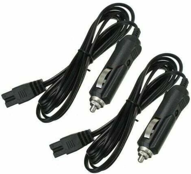 Rosemary - Tigrezy 12 v dc Autoladekabel 2 m für Mini-Kühlschrank und Zigarette, für Kühler und tragbare Geräte, (2-poli...