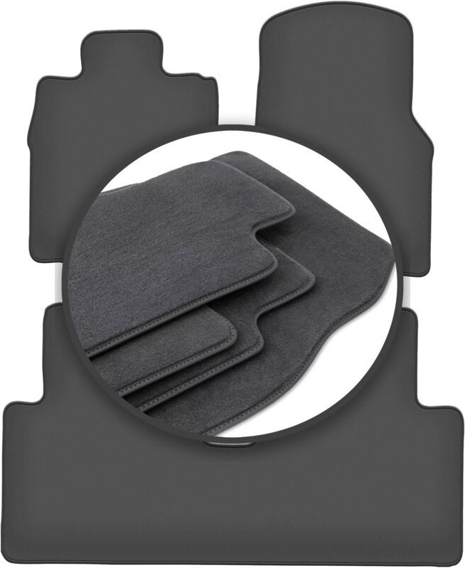 Premium-Fußmatten für: Mercedes A W168 Familien-Minivan (2001-2005)