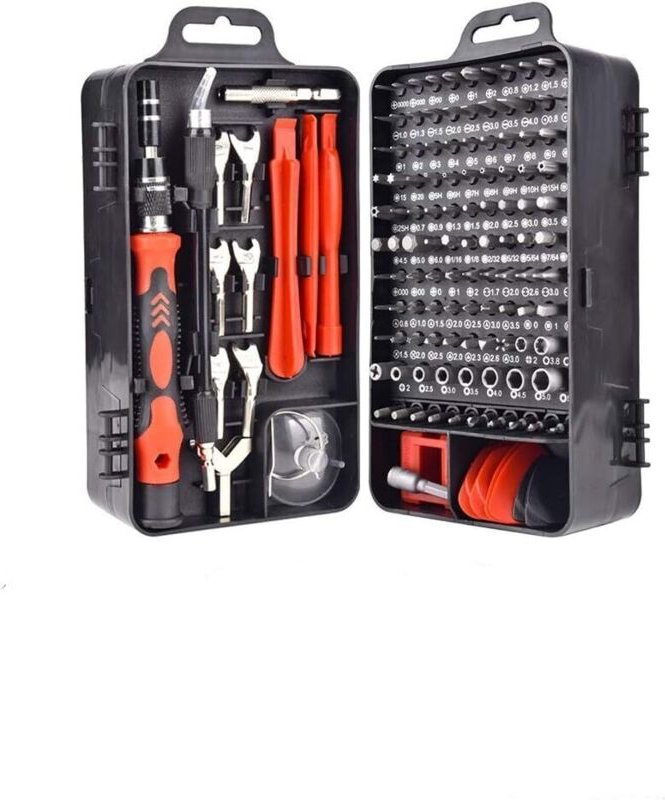 Mini-Präzisions-Magnetschraubendreher 135 in 1 Reparaturwerkzeug-Set für iPhone, Laptop, Uhr mit Aufbewahrungs-Organizer...