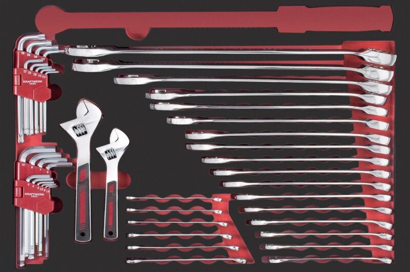 PRO LINE EVA Ring-Maulschlüssel, ohne Drehmoment Satz 60x40 43-tlg.