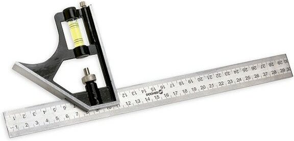 Kombinierter Kader. mit Wasserwaage 300x24,5x1,8mm Dogher 793-03-300