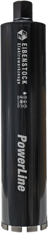 EIBENSTOCK Diamant-Nass-Bohrkrone 1 ¼" PowerLine Ø 107 mm, Nutzlänge 450 mm, 9 Segmente