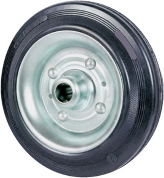 Industrielle Gummirad 125 mm 600x600x240