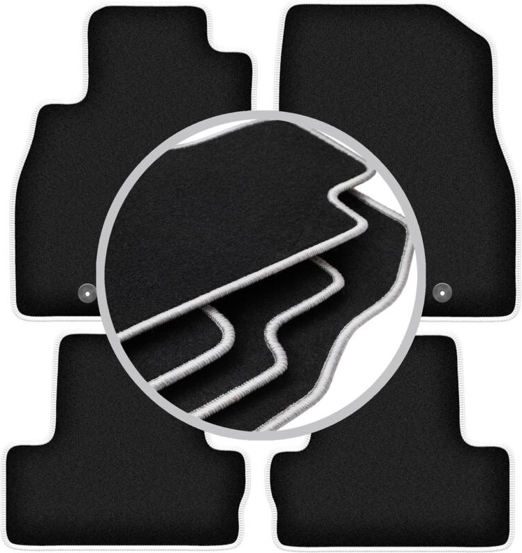 CARLUX-SILVER Autofußmatten für: Chevrolet Volt Fließheck (2012-2017)