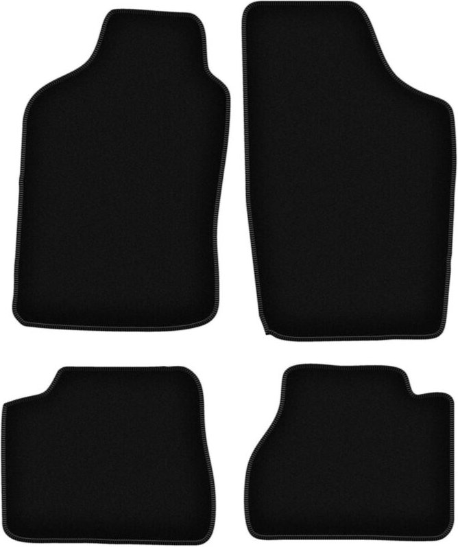 BASIC schwarze Veloursmatten für: Nissan Micra K10 Fließheck (1983-1991)