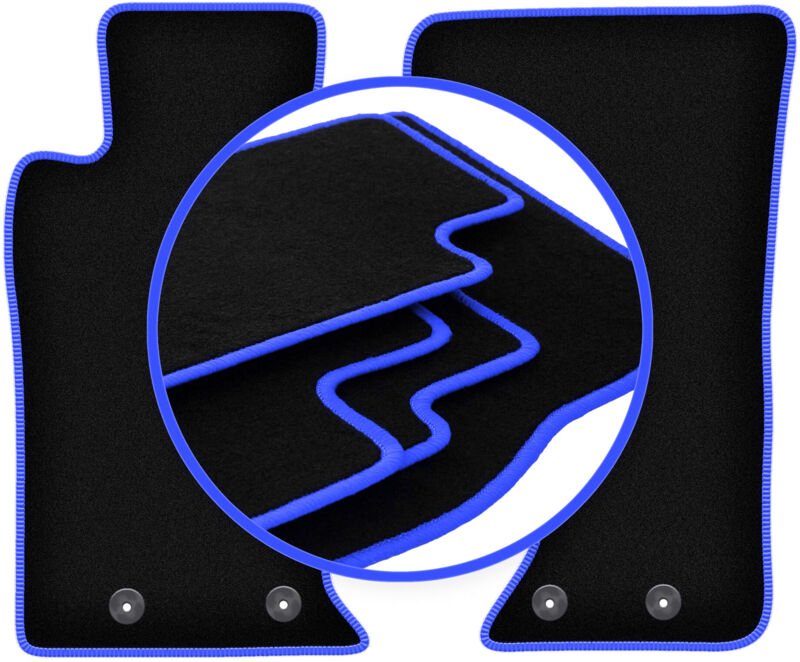 CARLUX-BLUE Autofußmatten für: Mazda MX-5 IV Coupé, Cabrio (2014-)