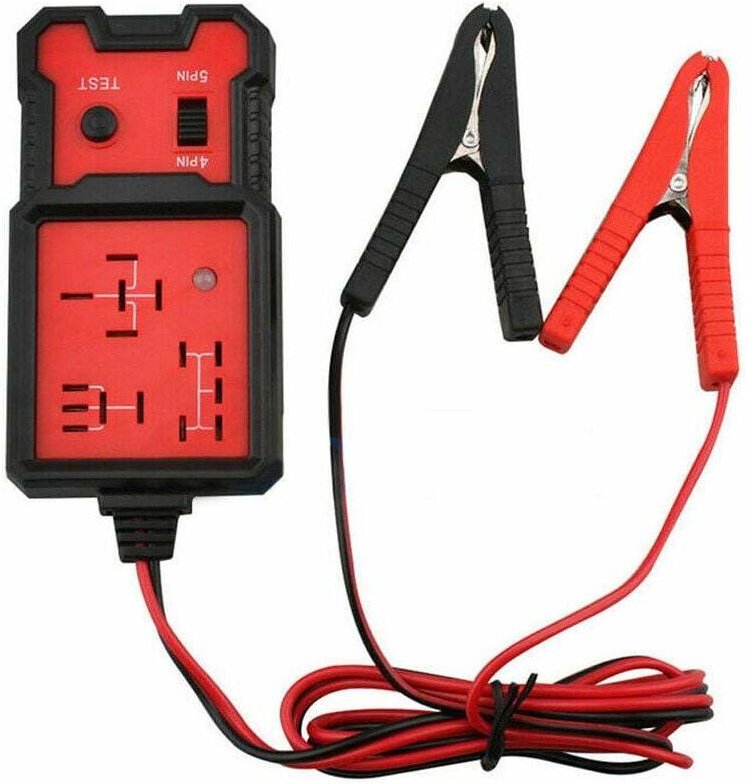 Nazalus-Hot Sale-Auto-Relaistester, Auto-Relais-Diagnosetool, 12-V-Elektronik-Relaistester, Autobatterie-Checker mit Cli...