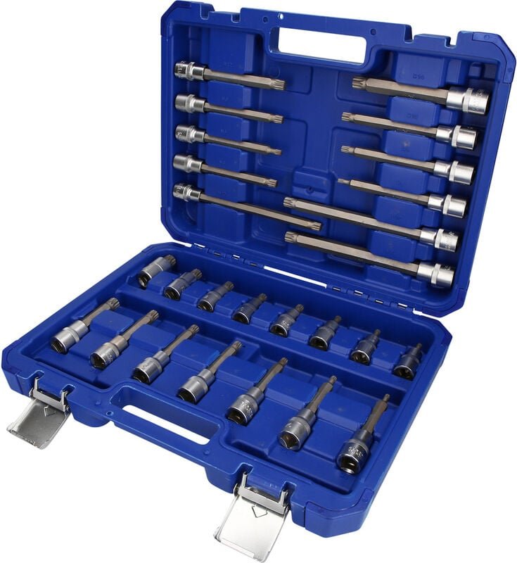 Brilliant Tools - 1/2' Bit-Stecknuss-Satz, 26-tlg, Vielzahn-Profil, xzn