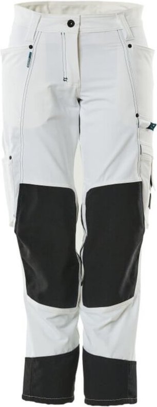 Mascot Hose ADVANCED mit Knietaschen Damen DIAMOND CORDURA 18378 Gr. 54 weiss
