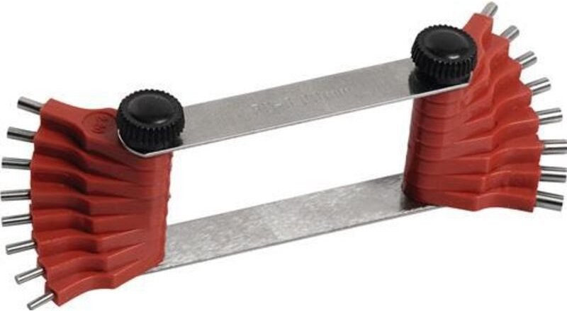 Düsenlehre 0,45-1,5mm 20Stifte