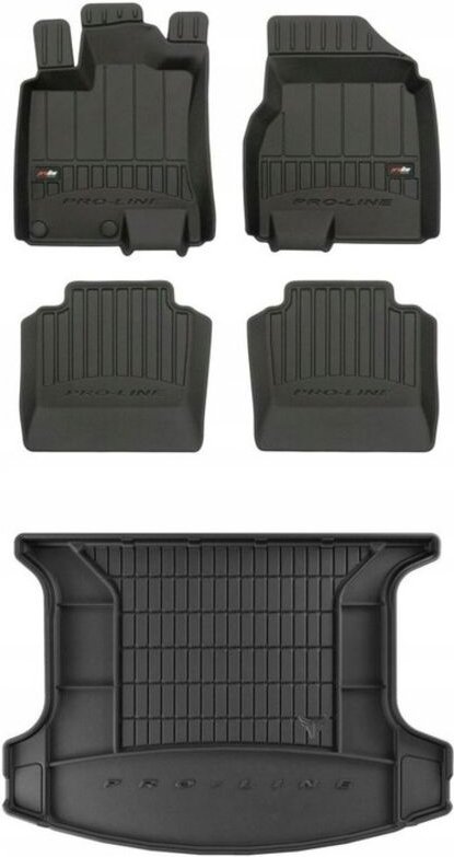 SET 3D Gummimatten Nissan Qashqai 1 +2 2008-2013 7 Sitze
