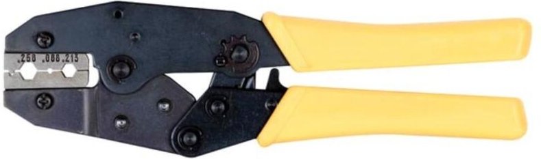 Crimpzange für koaxial-steckverbinder - ratschentyp