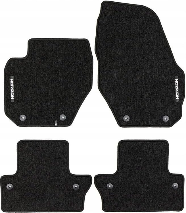 VELOURS MATS auto wischtücher Volvo V60 1 Kombi 2010-2018 HZ