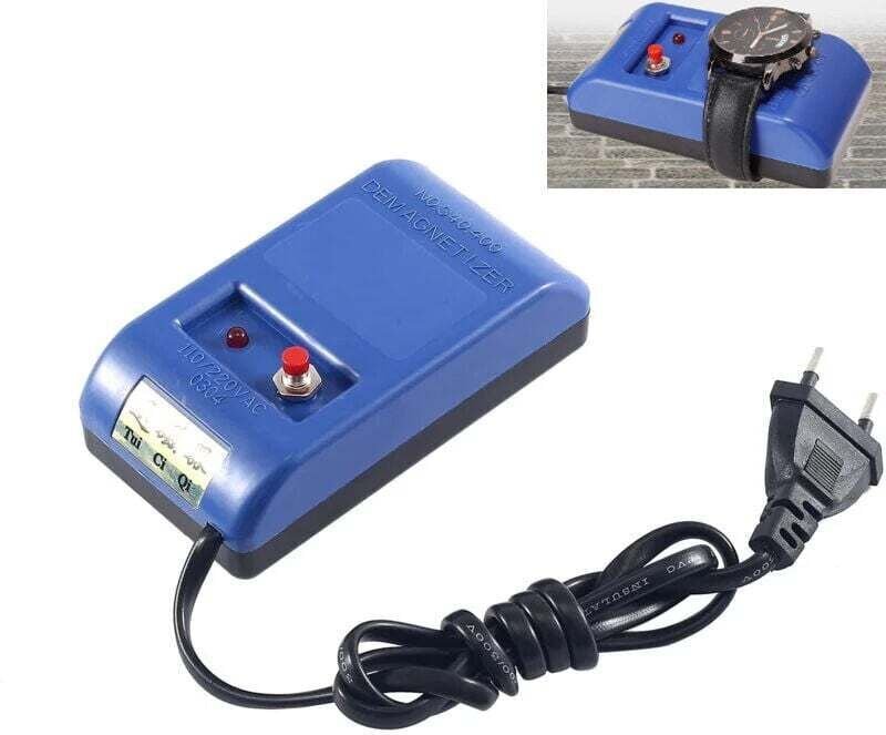 Professioneller Uhrenentmagnetisierer, professioneller Entmagnetisierer für Uhren (Quarz/mechanisch) und Schmuck, Magnet...