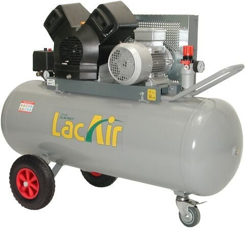 Lacme - Mobiler TwinAir-Kompressor 28/150T 28 m³/h dreiphasig 150L 11 bar - 463400