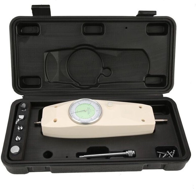 SNQ - Jeffergarden 50N Analog Dynamometer Kraftmessgerät Tester Push Pull Kraftmessgerät