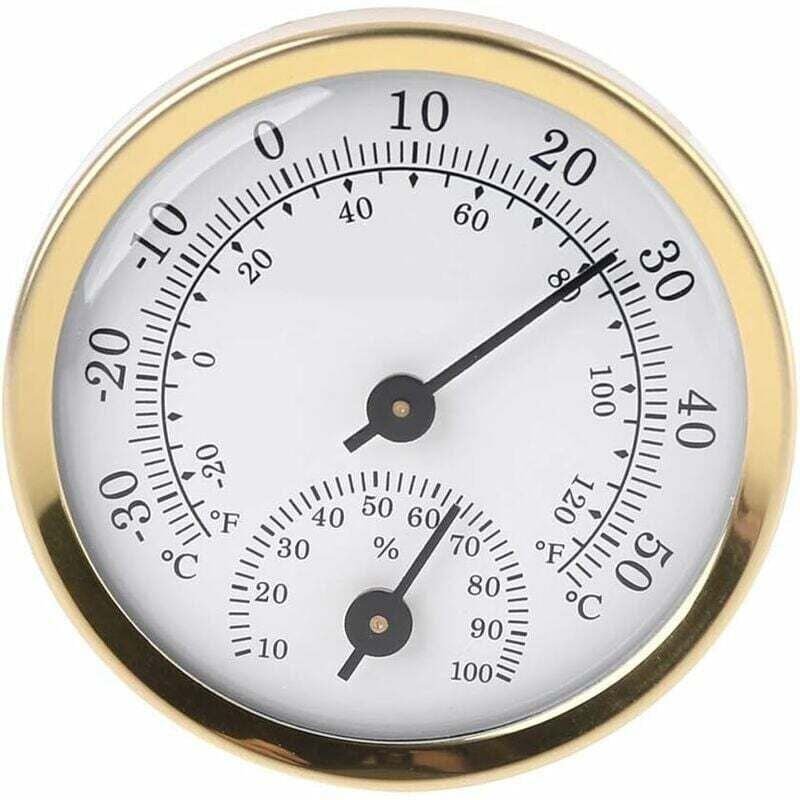 Analoges Innenthermometer-Hygrometer - Luftfeuchtigkeits-Temperaturanzeige