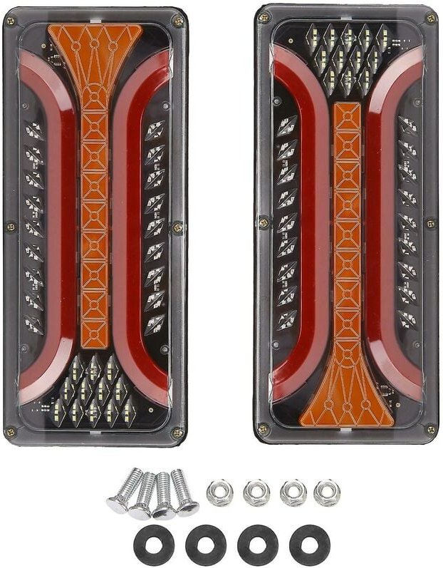 2x 24V LED Auto LKW Rücklichter Rücklicht Bremslicht Blinker Bremslicht Anhänger LKW