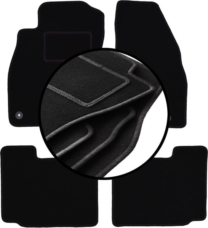 Komplettset Veloursmatten für: Opel Adam Fließheck (2012-)