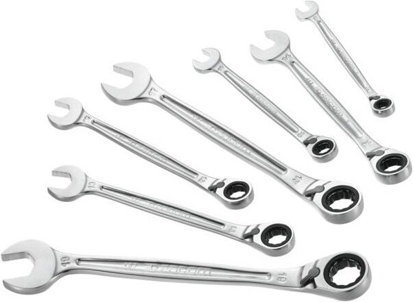 Satz von 7 Standard-Ratschenschlüsseln Facom 467B.J7PB