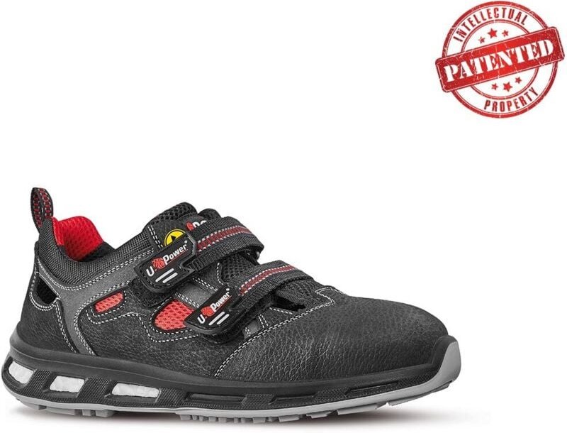 Sicherheitsschuhe niedrig CODY ESD S1P SRC - Schwarz/Rot 45