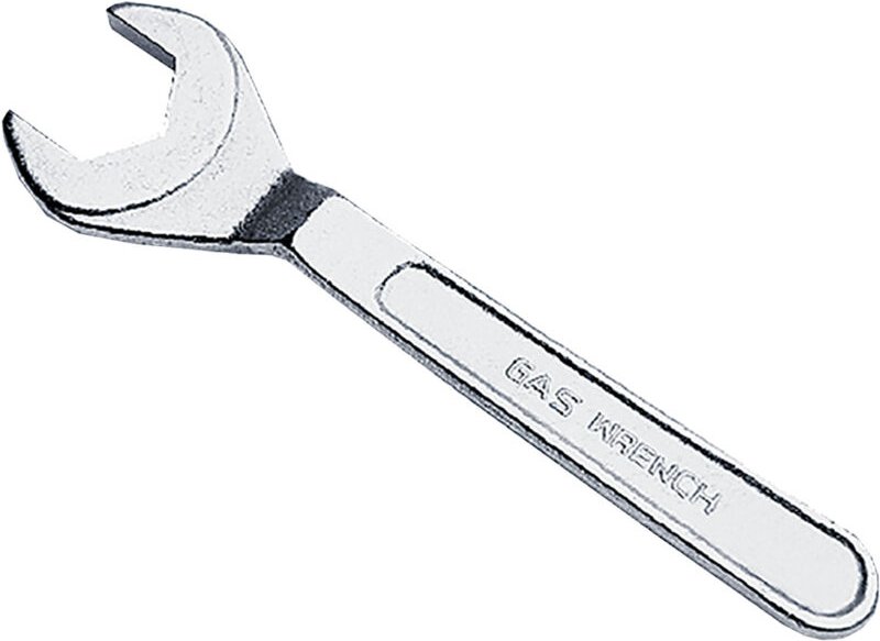 Schlüssel für Gasflasche aus Schmiedestahl