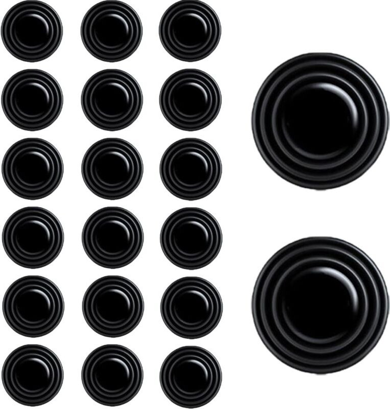 CSPARKV 20-teiliger Autotür-Stoßdämpfer, Autotürschutz, universelle schalldichte Türaufkleber, Antikollisionsstoßstange ...