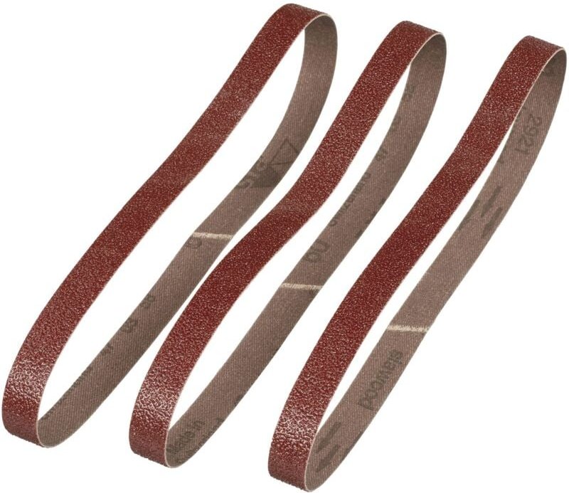 3 Bänder für elektrische Feile 13 x 451mm. Korn 60. STY-STA33311-XJ