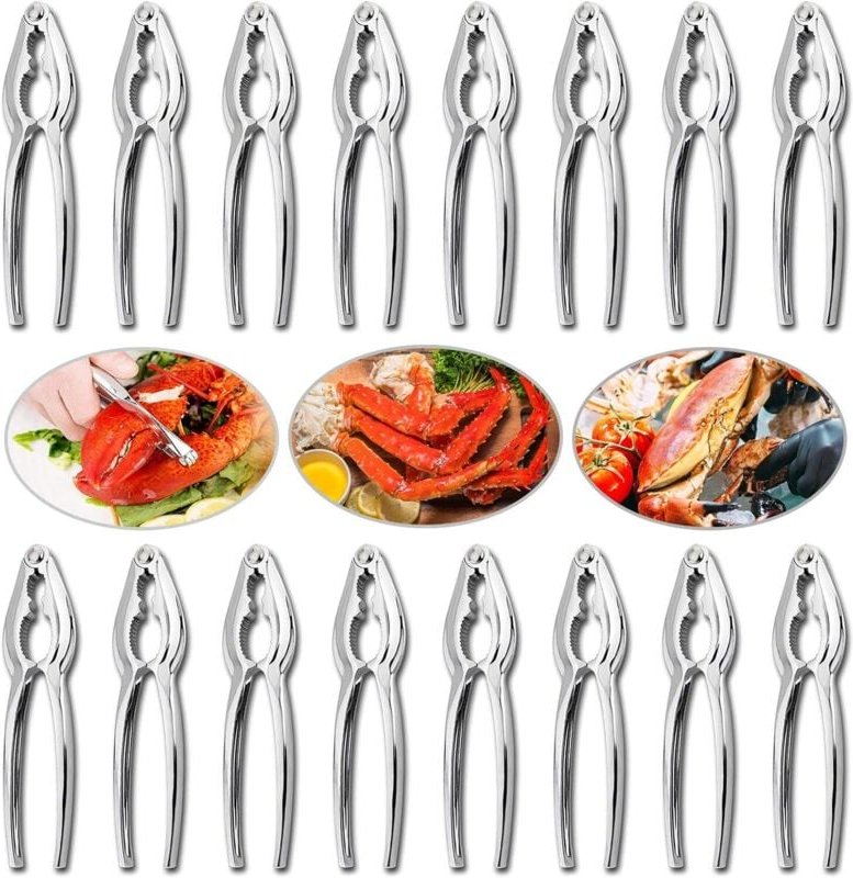 Krabbenknacker und Werkzeuge, 16-teilig, Hummerknacker, Krabbenknacker-Sets, Meeresfrüchte-Werkzeugset