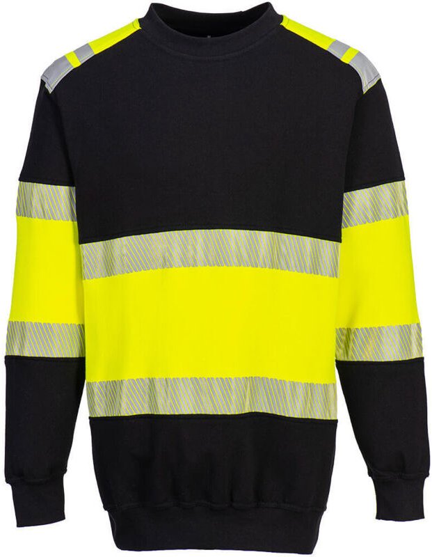 Feuchtigkeits-Shirt PW3 Flammhemmend Klasse 1 Gelb/Schwarz 2XL