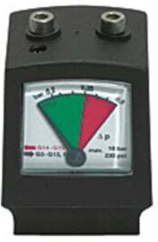 Riegler - Differenzdruckmanometer, eckig, für »futura« und »multifix«