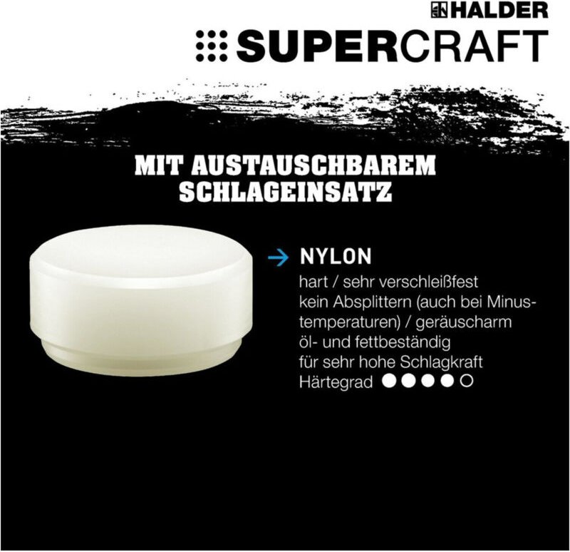 SUPERCRAFT-Einsatz für SUPERCRAFT-Schonhammer D=45 mm 3508.045