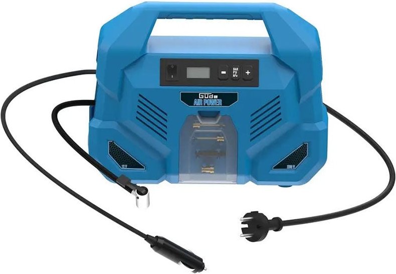 Kompressor Dual Drive 12/230V / 5-tlg 150 Watt, max 8 bar, tragbar - Güde